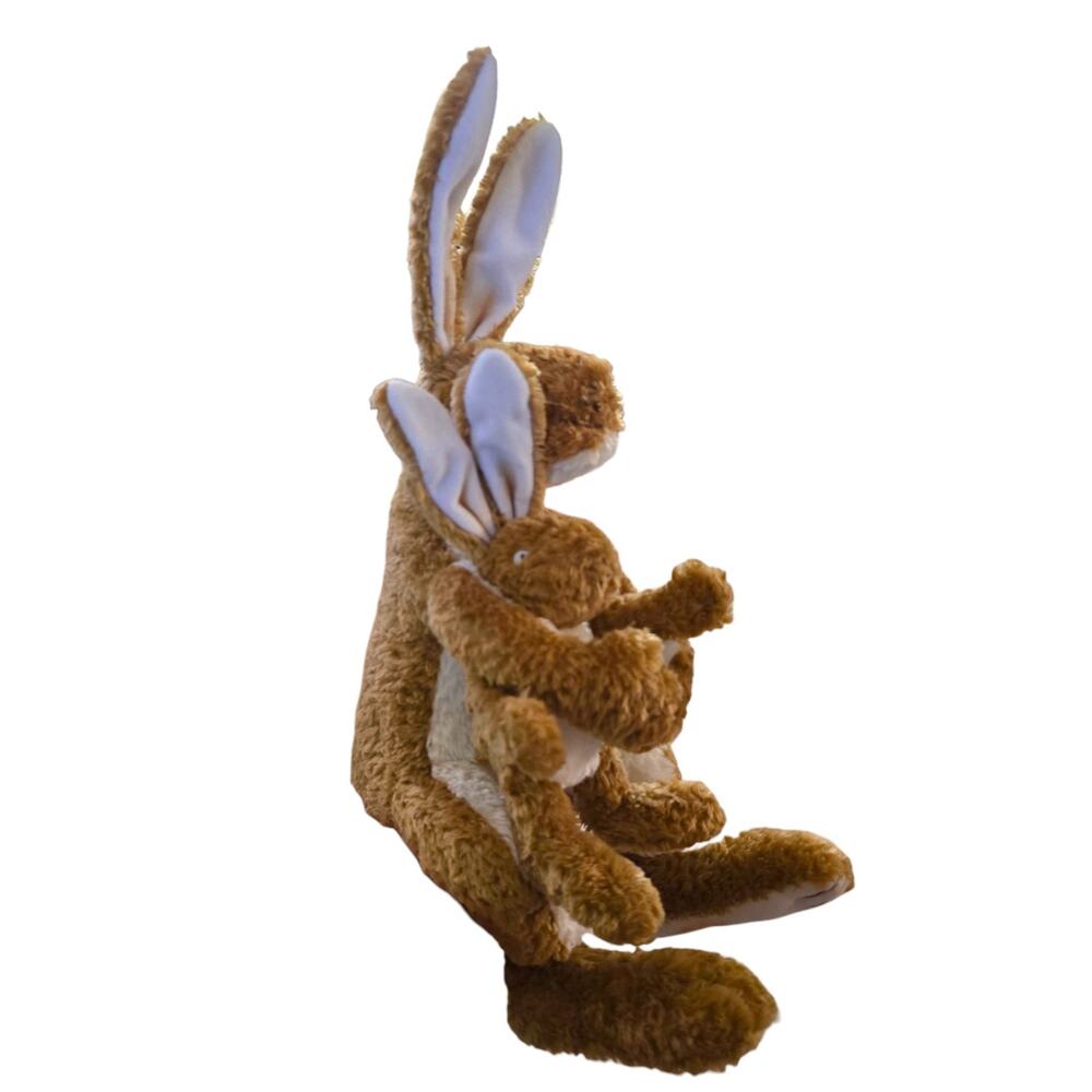 Vintage Guess How Much I Love You Applause Plush Mom Baby Bunny Rabbit